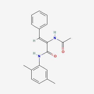 molecular formula C19H20N2O2 B4631871 2-(acetylamino)-N-(2,5-dimethylphenyl)-3-phenylacrylamide 