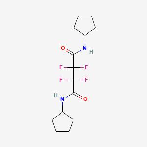 N,N'-dicyclopentyl-2,2,3,3-tetrafluorobutanediamide