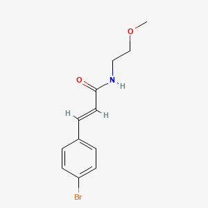 (2E)-3-(4-bromophenyl)-N-(2-methoxyethyl)prop-2-enamide