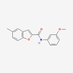 N-(3-methoxyphenyl)-5-methyl-1-benzofuran-2-carboxamide