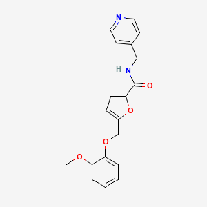 5-[(2-methoxyphenoxy)methyl]-N-(4-pyridinylmethyl)-2-furamide