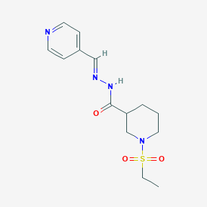 1-(ethylsulfonyl)-N'-(4-pyridinylmethylene)-3-piperidinecarbohydrazide