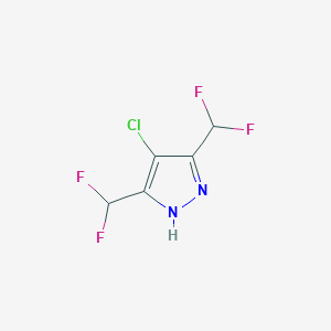 4-chloro-3,5-bis(difluoromethyl)-1H-pyrazole