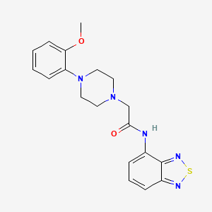 N-(2,1,3-benzothiadiazol-4-yl)-2-[4-(2-methoxyphenyl)piperazin-1-yl]acetamide