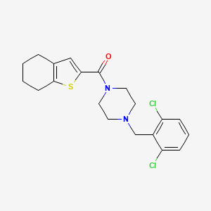 [4-(2,6-DICHLOROBENZYL)PIPERAZINO](4,5,6,7-TETRAHYDRO-1-BENZOTHIOPHEN-2-YL)METHANONE