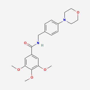 3,4,5-trimethoxy-N-[4-(4-morpholinyl)benzyl]benzamide