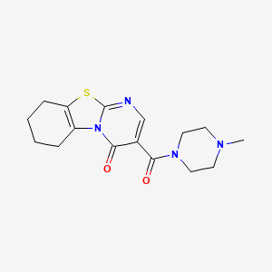 3-[(4-methyl-1-piperazinyl)carbonyl]-6,7,8,9-tetrahydro-4H-pyrimido[2,1-b][1,3]benzothiazol-4-one