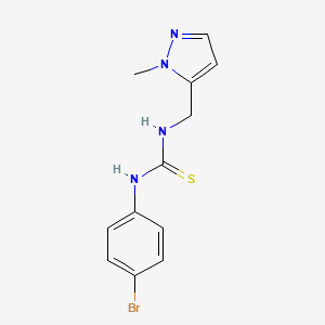 N-(4-bromophenyl)-N'-[(1-methyl-1H-pyrazol-5-yl)methyl]thiourea