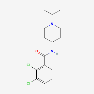 molecular formula C15H20Cl2N2O B4633133 2,3-dichloro-N-(1-isopropyl-4-piperidinyl)benzamide 