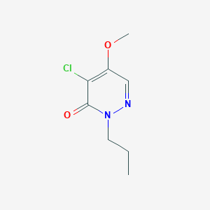 molecular formula C8H11ClN2O2 B4633236 4-chloro-5-methoxy-2-propyl-3(2H)-pyridazinone 