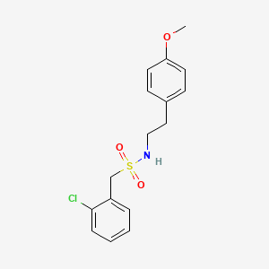 1-(2-chlorophenyl)-N-[2-(4-methoxyphenyl)ethyl]methanesulfonamide