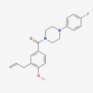 1-(3-allyl-4-methoxybenzoyl)-4-(4-fluorophenyl)piperazine