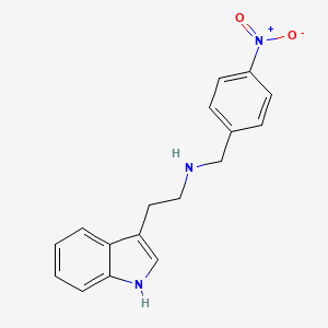 2-(1H-indol-3-yl)-N-(4-nitrobenzyl)ethanamine