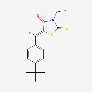 5-(4-tert-butylbenzylidene)-3-ethyl-2-thioxo-1,3-thiazolidin-4-one