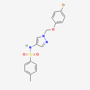 N~1~-{1-[(4-BROMOPHENOXY)METHYL]-1H-PYRAZOL-4-YL}-4-METHYL-1-BENZENESULFONAMIDE