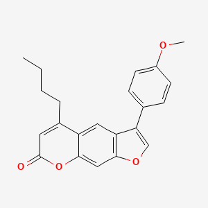 5-butyl-3-(4-methoxyphenyl)-7H-furo[3,2-g]chromen-7-one