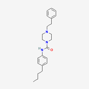 N-(4-butylphenyl)-4-(2-phenylethyl)piperazine-1-carboxamide