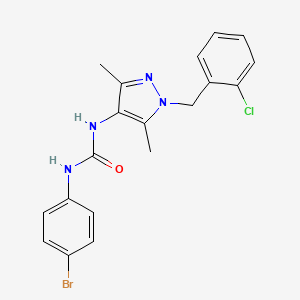 N-(4-bromophenyl)-N'-[1-(2-chlorobenzyl)-3,5-dimethyl-1H-pyrazol-4-yl]urea