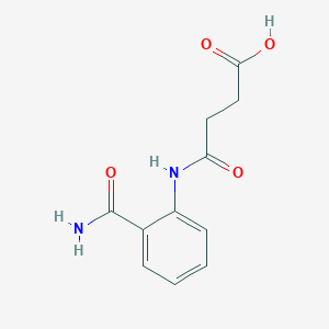 molecular formula C11H12N2O4 B463356 4-[(2-Carbamoylphenyl)amino]-4-oxobutanoic acid CAS No. 306325-56-4