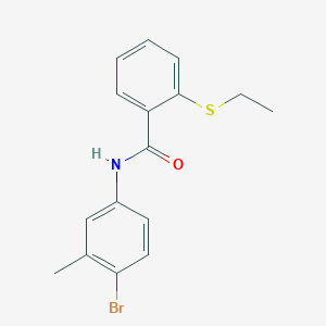 N-(4-bromo-3-methylphenyl)-2-(ethylsulfanyl)benzamide