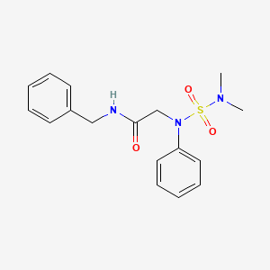 N-BENZYL-2-[(DIMETHYLSULFAMOYL)(PHENYL)AMINO]ACETAMIDE