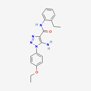 5-amino-1-(4-ethoxyphenyl)-N-(2-ethylphenyl)-1H-1,2,3-triazole-4-carboxamide