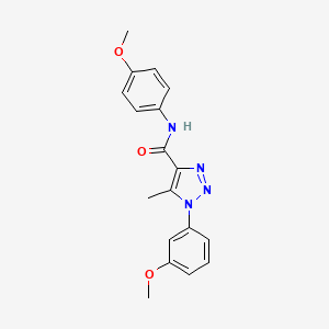 1-(3-methoxyphenyl)-N-(4-methoxyphenyl)-5-methyl-1H-1,2,3-triazole-4-carboxamide