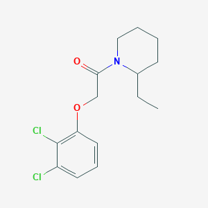 molecular formula C15H19Cl2NO2 B4633722 1-[(2,3-dichlorophenoxy)acetyl]-2-ethylpiperidine 