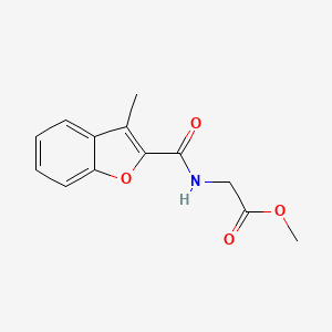 METHYL 2-{[(3-METHYL-1-BENZOFURAN-2-YL)CARBONYL]AMINO}ACETATE