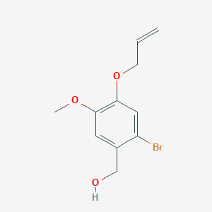 [2-Bromo-5-methoxy-4-(prop-2-en-1-yloxy)phenyl]methanol