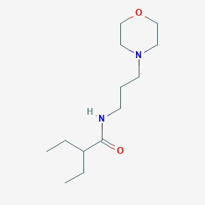 2-ethyl-N-[3-(morpholin-4-yl)propyl]butanamide