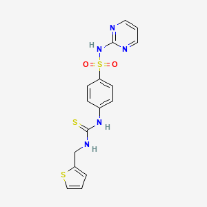 1-{4-[(PYRIMIDIN-2-YL)SULFAMOYL]PHENYL}-3-(THIOPHEN-2-YLMETHYL)THIOUREA