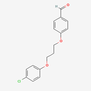 4-[3-(4-chlorophenoxy)propoxy]benzaldehyde