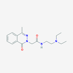 N-[2-(diethylamino)ethyl]-2-(4-methyl-1-oxo-2(1H)-phthalazinyl)acetamide