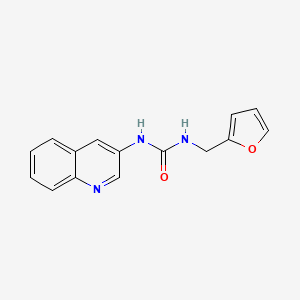 1-(Furan-2-ylmethyl)-3-quinolin-3-ylurea