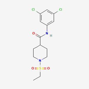 N-(3,5-dichlorophenyl)-1-(ethylsulfonyl)piperidine-4-carboxamide