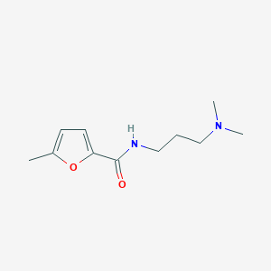 molecular formula C11H18N2O2 B4633991 N-[3-(dimethylamino)propyl]-5-methylfuran-2-carboxamide 