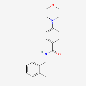 N-(2-methylbenzyl)-4-(4-morpholinyl)benzamide