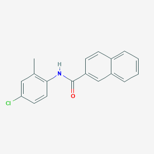 N-(4-chloro-2-methylphenyl)naphthalene-2-carboxamide