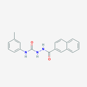 N-(3-methylphenyl)-2-(2-naphthoyl)hydrazinecarboxamide