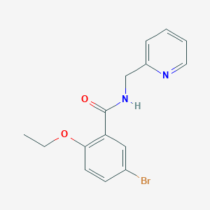 molecular formula C15H15BrN2O2 B4634069 5-bromo-2-ethoxy-N-(pyridin-2-ylmethyl)benzamide 