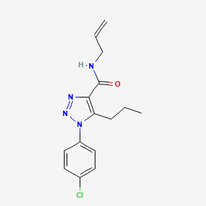 N-allyl-1-(4-chlorophenyl)-5-propyl-1H-1,2,3-triazole-4-carboxamide