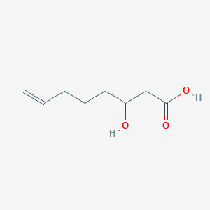 molecular formula C8H14O3 B046341 3-羟基-7-辛烯酸 CAS No. 120676-01-9