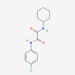 N-(4-chlorophenyl)-N'-cyclohexylethanediamide