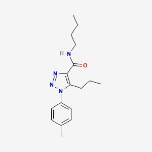 N-butyl-1-(4-methylphenyl)-5-propyl-1H-1,2,3-triazole-4-carboxamide