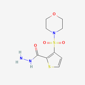 3-(Morpholin-4-ylsulfonyl)thiophene-2-carbohydrazide