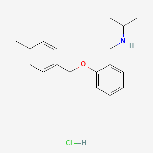 N-{2-[(4-methylbenzyl)oxy]benzyl}propan-2-amine hydrochloride