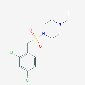 1-[(2,4-dichlorobenzyl)sulfonyl]-4-ethylpiperazine