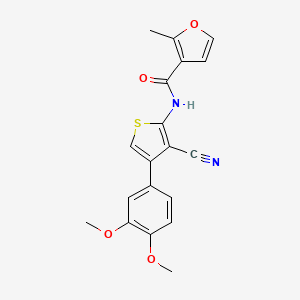 N-[3-cyano-4-(3,4-dimethoxyphenyl)-2-thienyl]-2-methyl-3-furamide