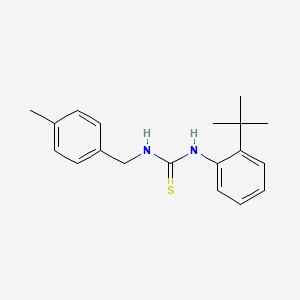 1-(2-Tert-butylphenyl)-3-(4-methylbenzyl)thiourea